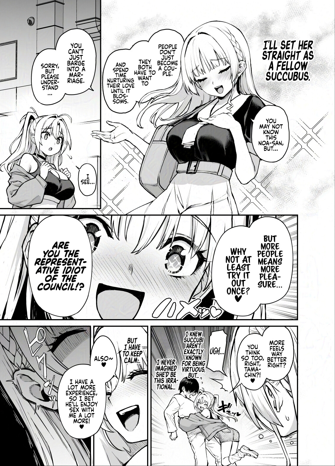 Hentai Manga Comic-Succubus Student Council Milking Club 3-Read-6